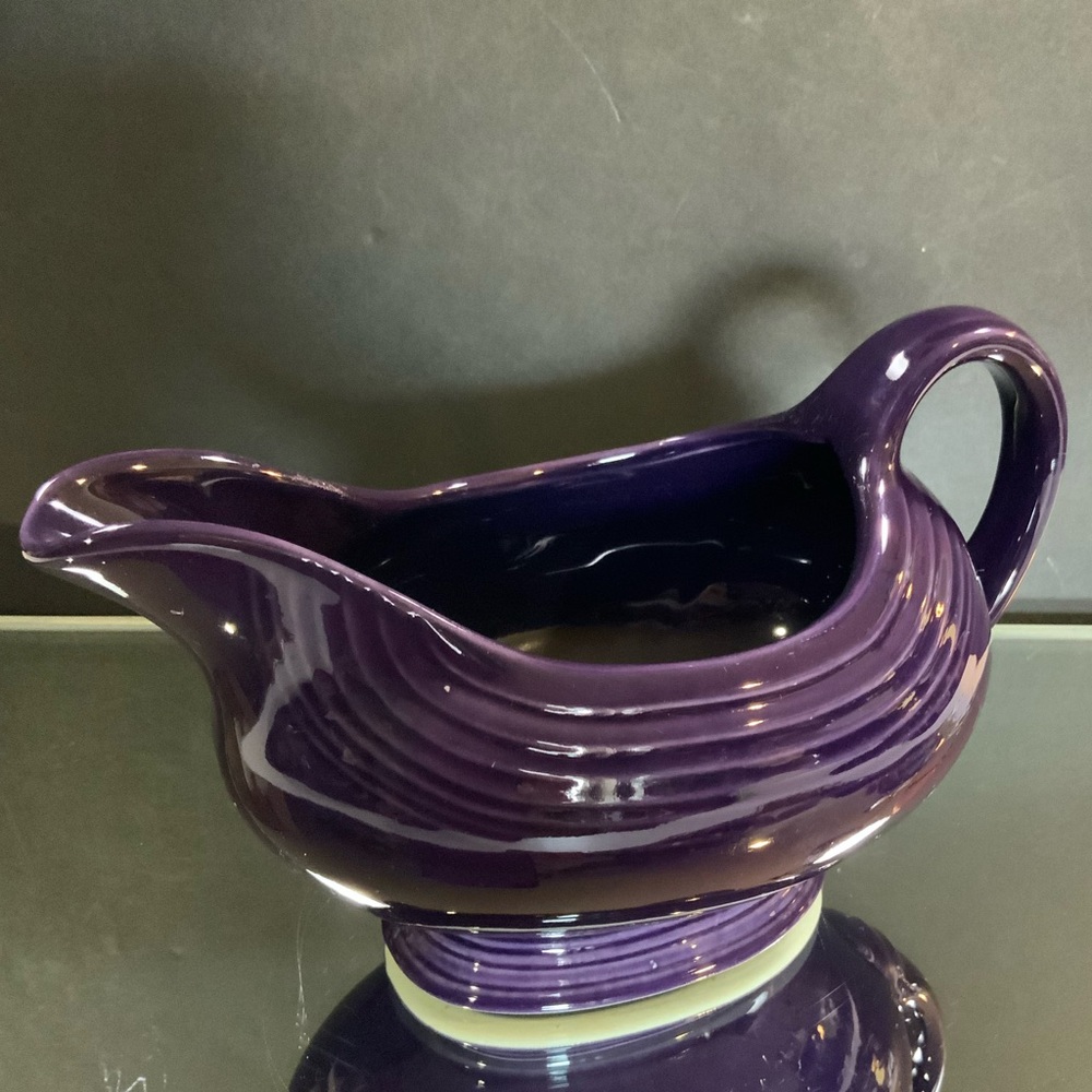 Fiesta Open Gravy Sauce Boat Plum Purple Discontinued HLC